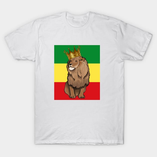 Rasta Reggae Rastafari T-Shirt by Merchweaver